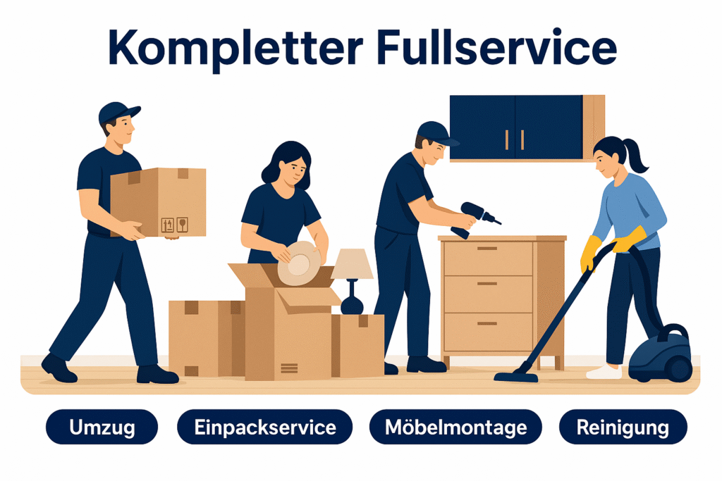 Kompletter Fullservice Prozess